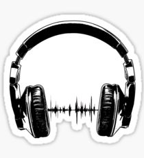210x230 Dj Headphones Drawing Stickers Redbubble