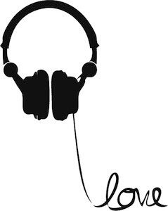 239x300 Headphone Love Wire Wall Art Decal In This Is Who I Am