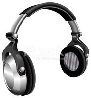 186x200 Large Dj Headphones Stock Vectors