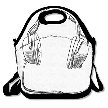 355x355 youth sketch style hand drawn dj headphones rhythm radio modern