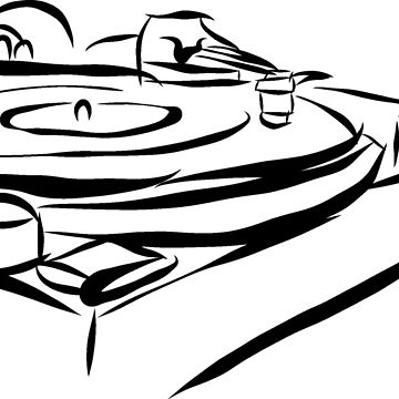 360x360 Dj Mixer Sticker