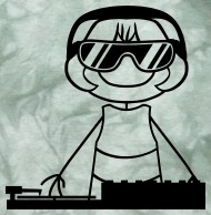 190x194 Celebrate Party Vinyl Mixer Plate Hang Up Dj Music Men's T Shirt