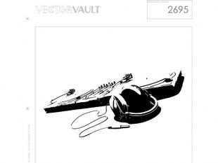 310x233 Headphones And Dj Table Vector Image Free Vectors Ui Download
