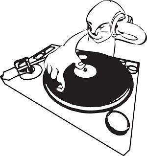 300x319 Free Dj Turntable Clipart And Vector Graphics