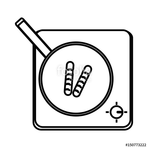 500x500 Dj Vinyl Turntable Icon Over White Background Vector Illustration