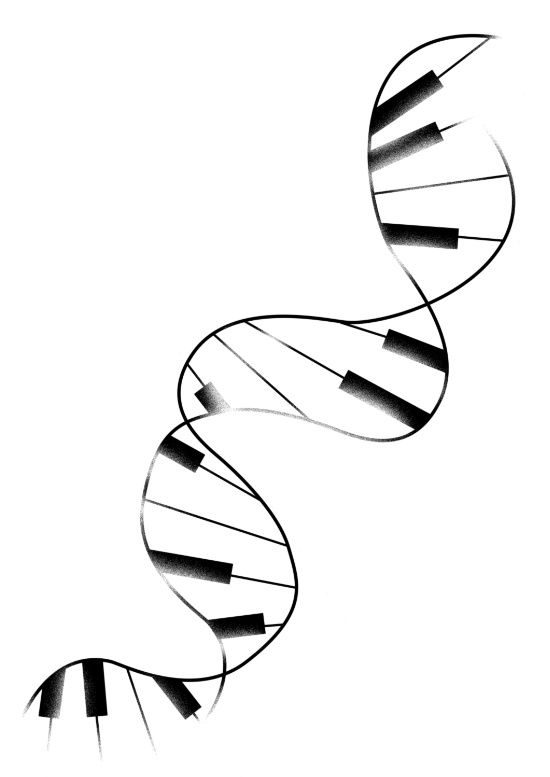 550x777 Dna Piano Art Print In Piano Art, Music