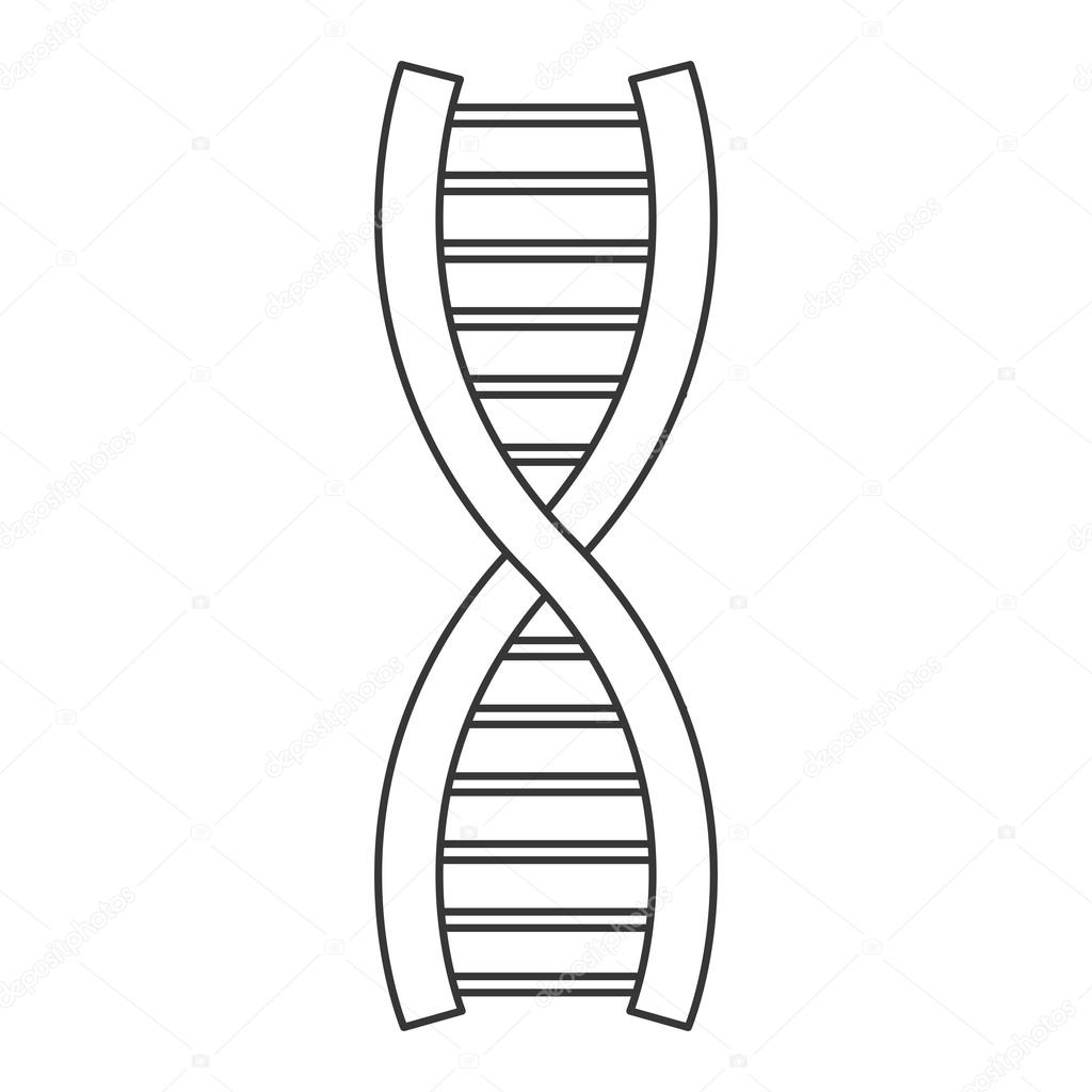 1024x1024 Dna Drawing Stylized For Free Download