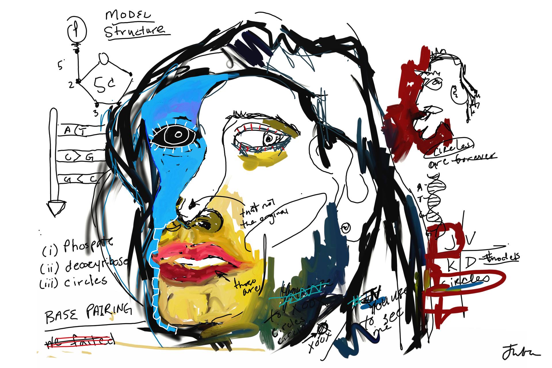 1920x1280 Dna Drawing