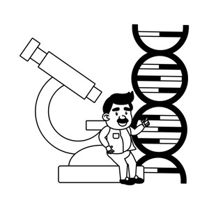 300x300 Dna Molecule Royalty Free Vectors