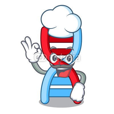 400x400 Chef Dna Molecule Character Cartoon Buy Photos Ap Images