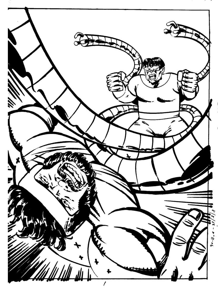 830x1101 The Art Of Joe Jarin On The Duck Hercules Vs Doc Ock