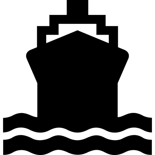 500x500 boat dock sign vector drawing