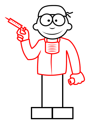 300x425 Drawing A Cartoon Doctor