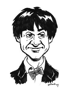 232x300 Doctor Who Troughton Original Ink Drawing Illustration Pollard