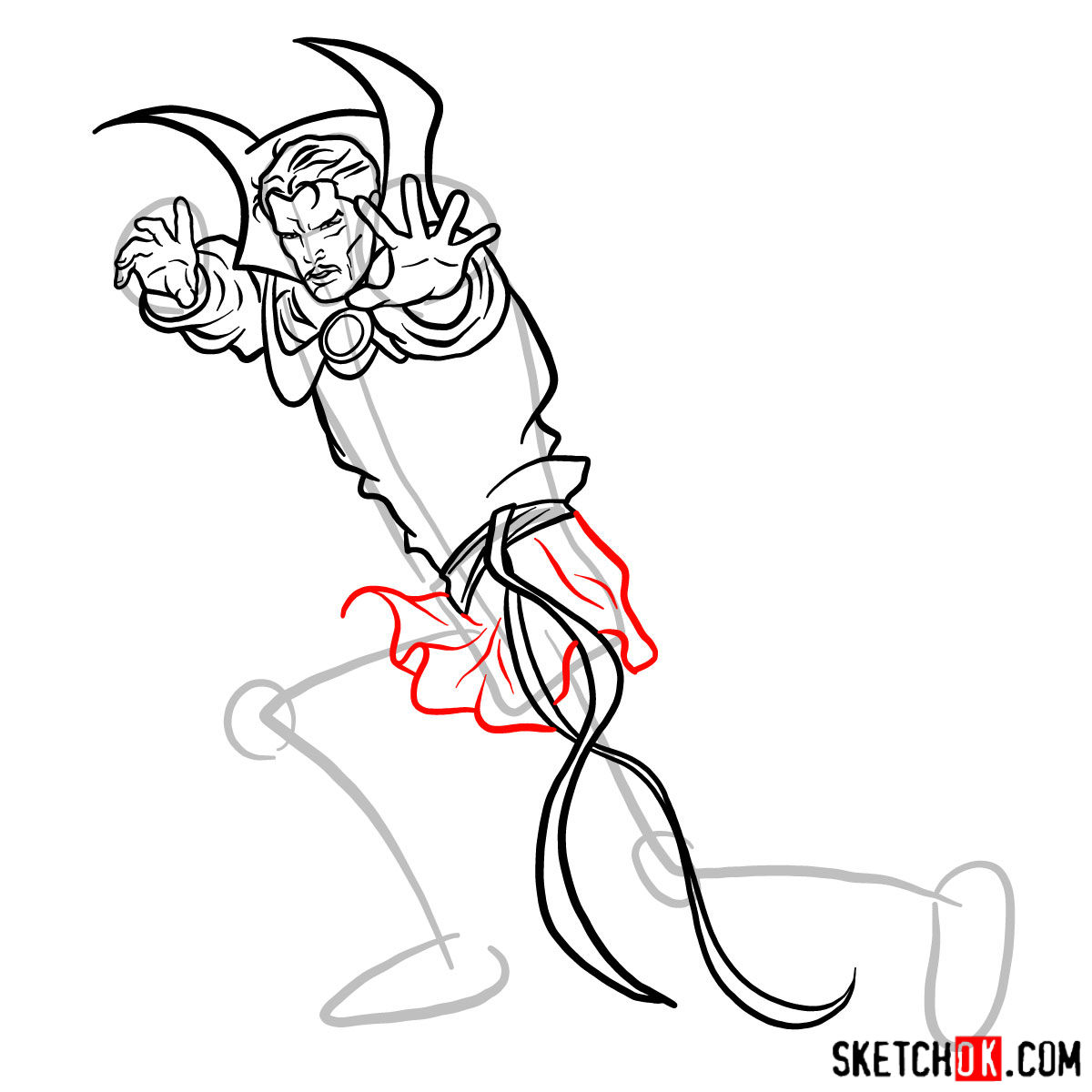 1200x1200 How To Draw Doctor Strange