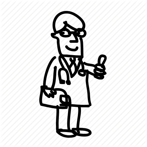 512x512 Collection Of Free Doctor Drawing Hand Drawn Download On Ui Ex