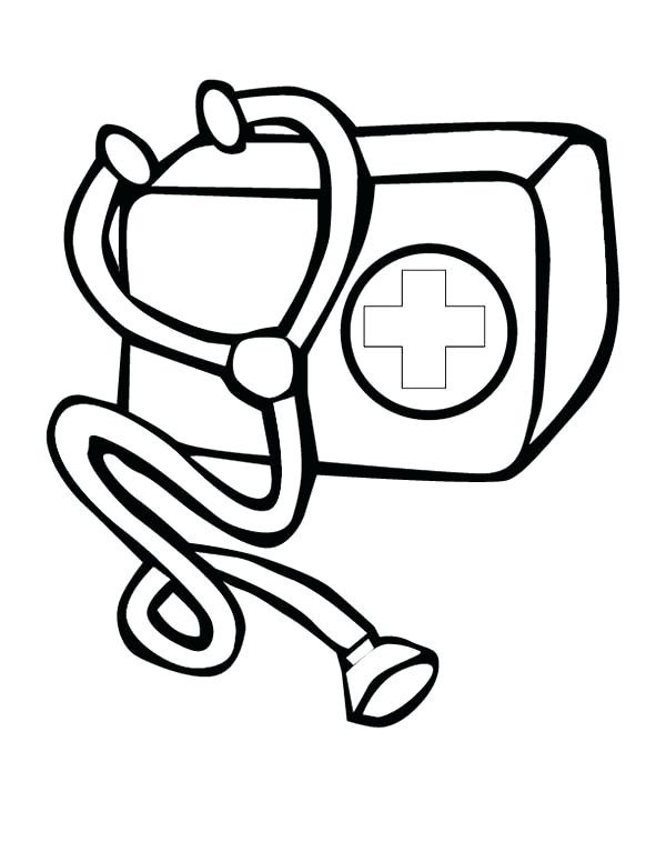 600x776 Simple Doctor Tools Drawing At Getdrawings Free For Personal Use