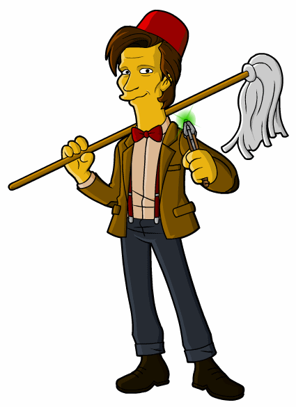 425x585 Springfield Punx Does Doctor Who