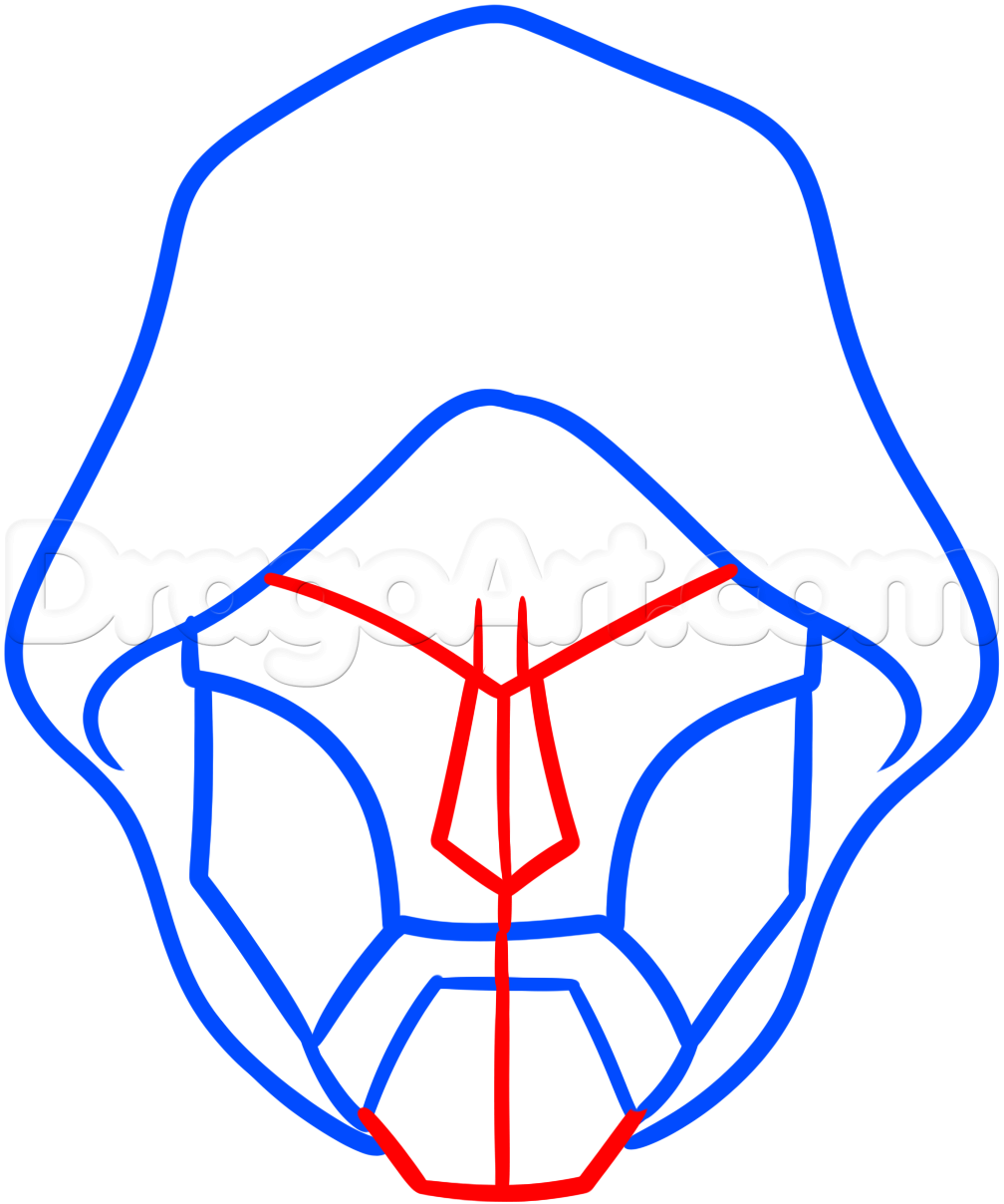 1008x1208 Step How To Draw Doctor Doom Easy