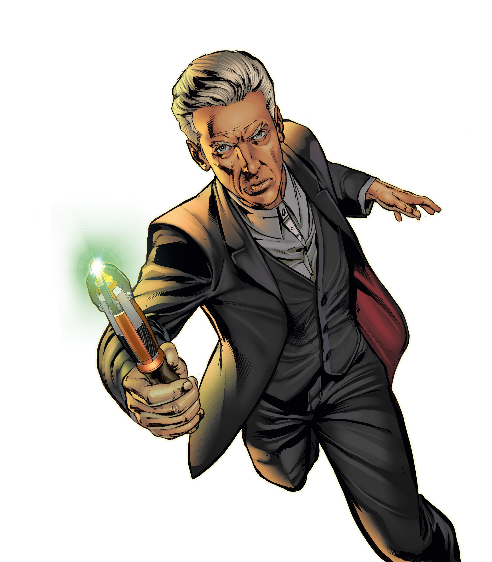 1724x1969 The Twelfth Doctor And Sonic Screwdriver