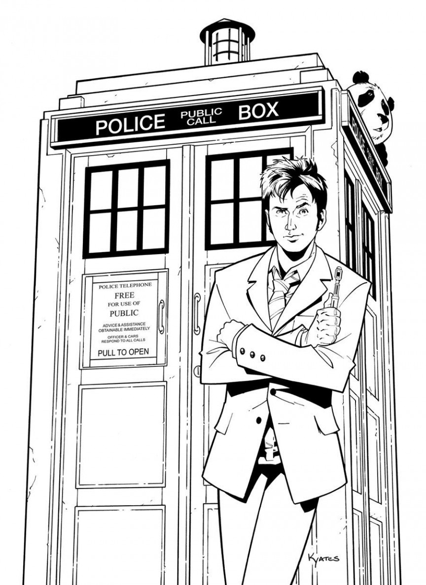 864x1188 Doctor Coloring Pages Tardis Colouring Pages