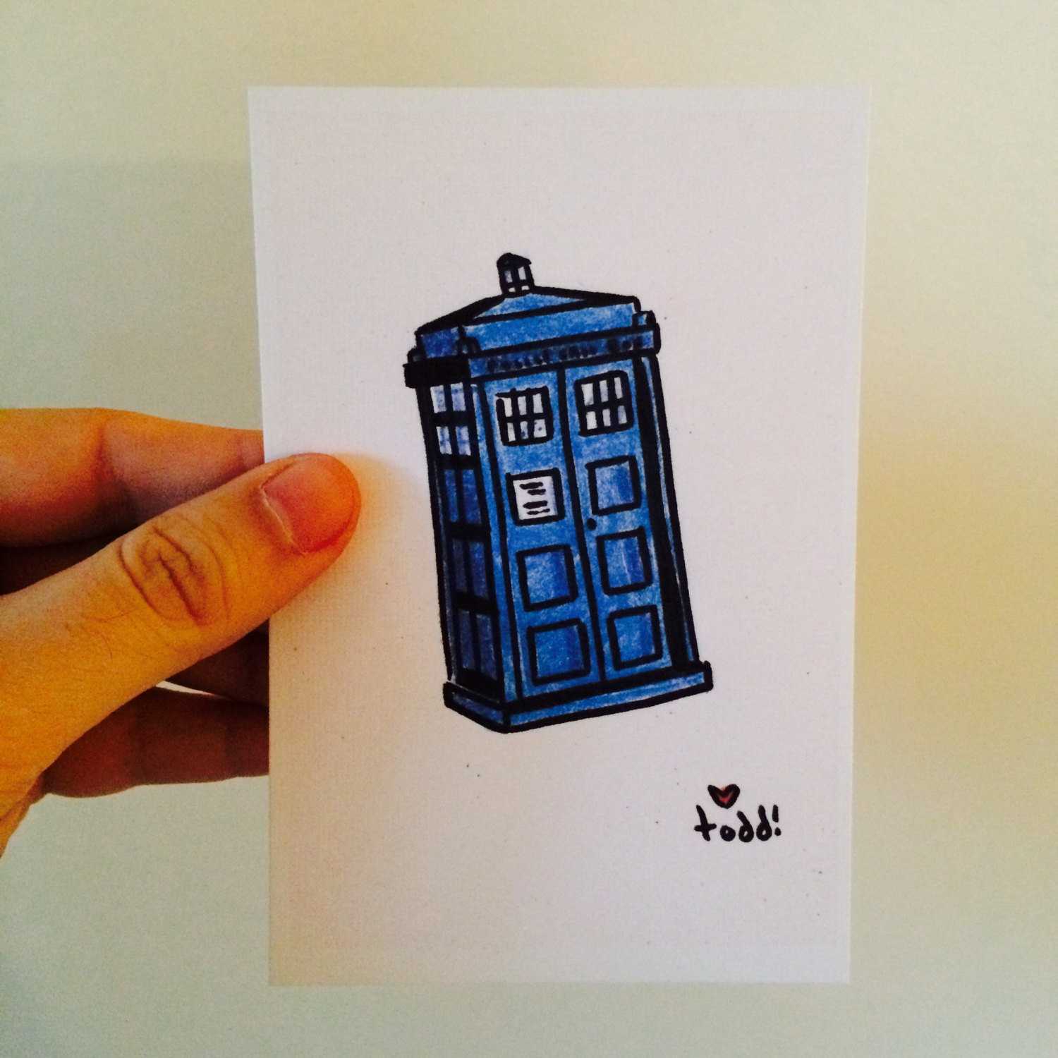 1500x1500 Tardis, Doctor Who, Art, Print, X Inches, Television, Science