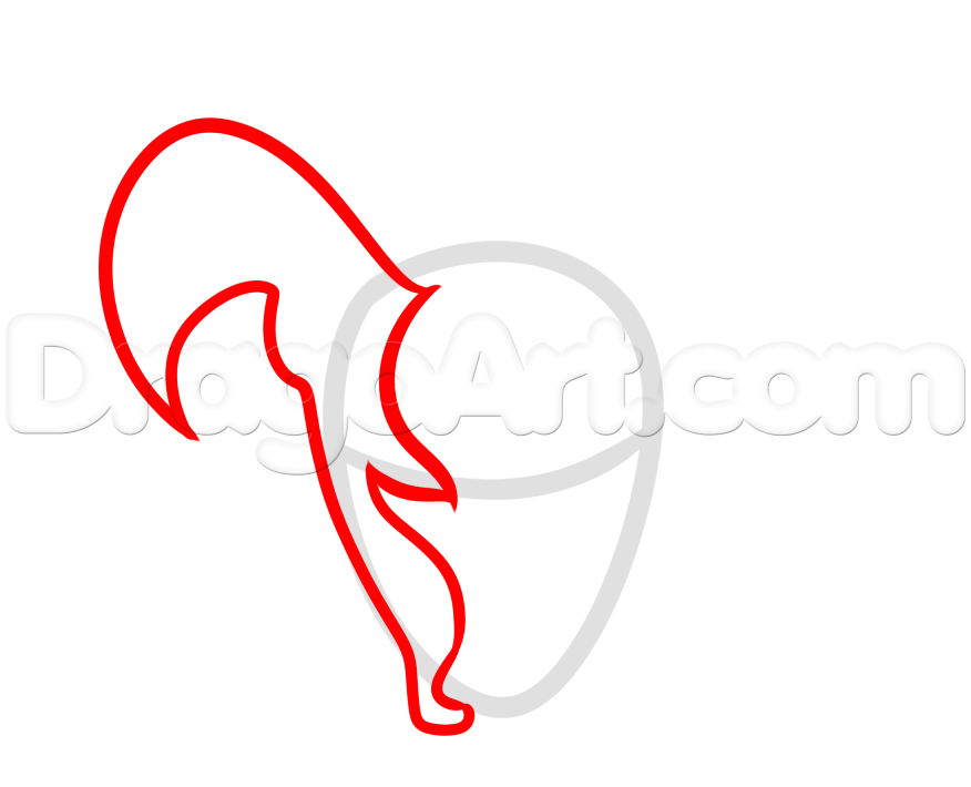 876x710 Draw The Dodge Ram Logo, Step