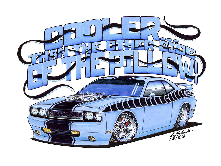 900x676 Dodge Challenger Drawing