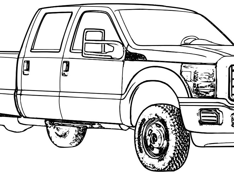 Dually Truck Coloring Pages In 2020 Truck Coloring Pa - vrogue.co