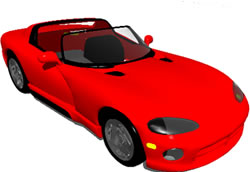 250x172 Dodge Viper Convertible In Autocad Cad Download