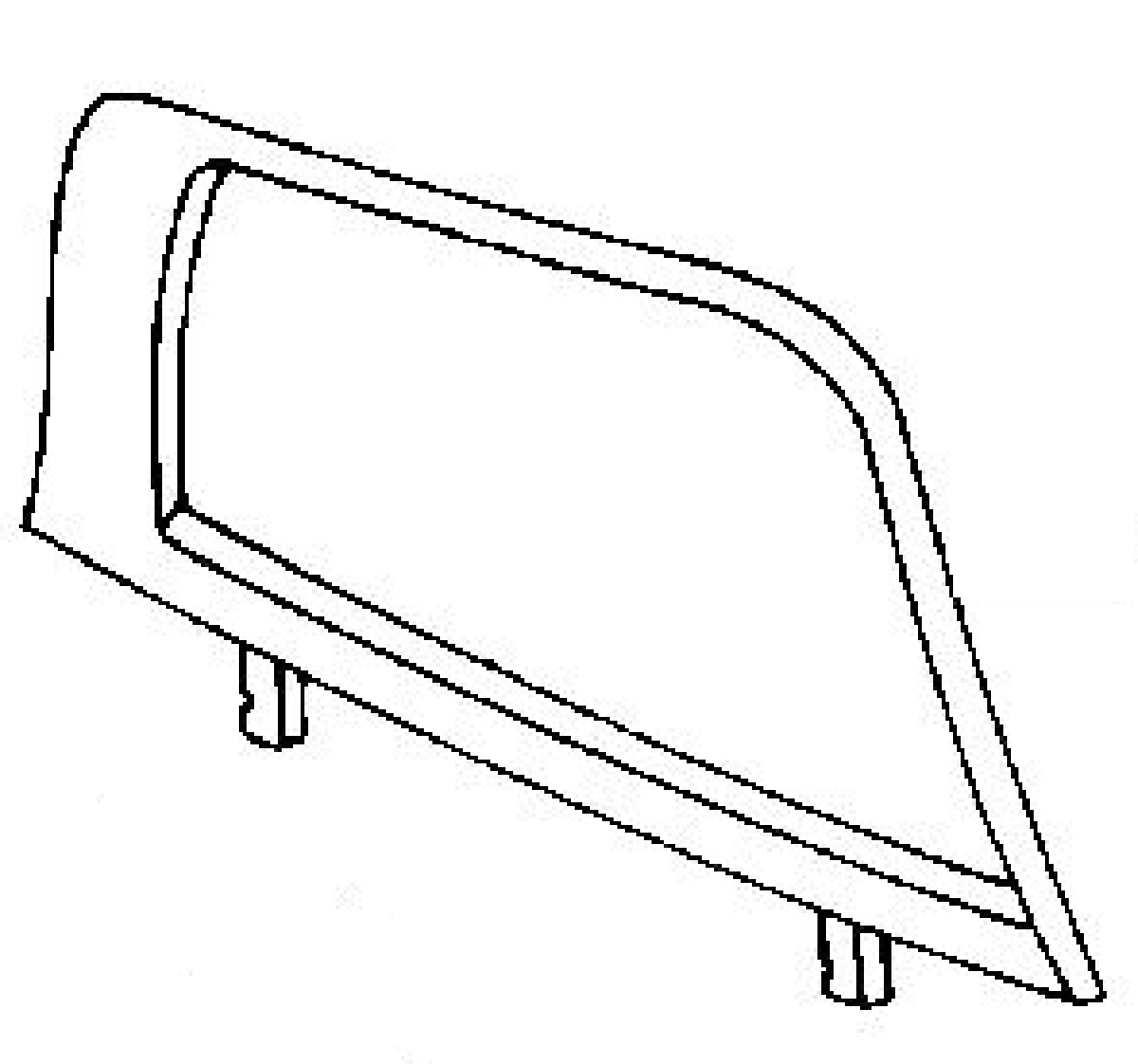 1200x1122 Front Door Glass Passenger Side Dodge Viper Door Convertible