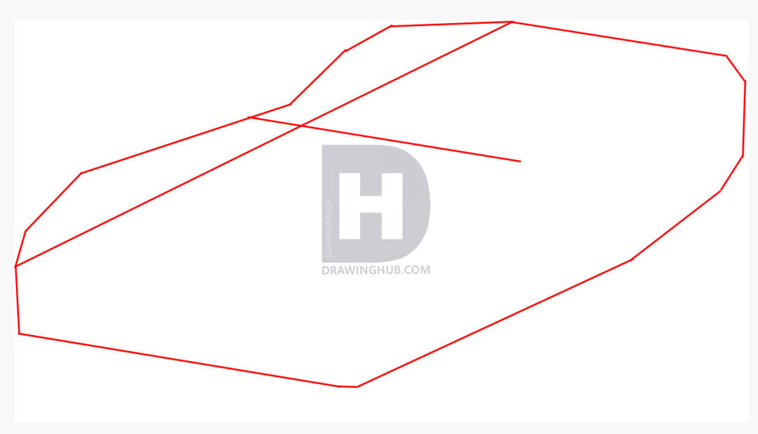 1080x618 How To Draw A Dodge Viper, Step