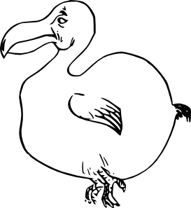 273x297 Dodo Bird Clip Art