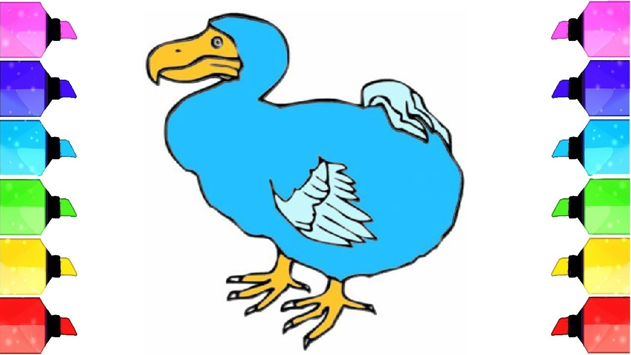 1280x720 Dodo Bird Drawing