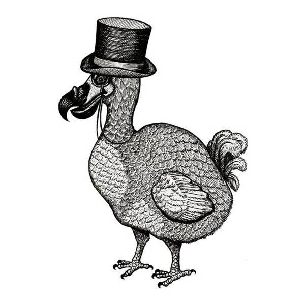 600x600 The Gentleman Dodo' Art Print Bambinista