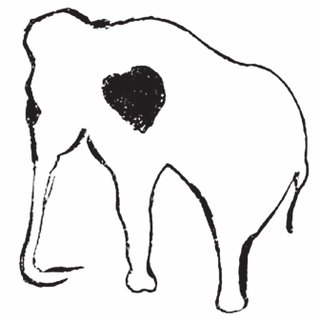320x320 cave drawing of a mammoth's heart