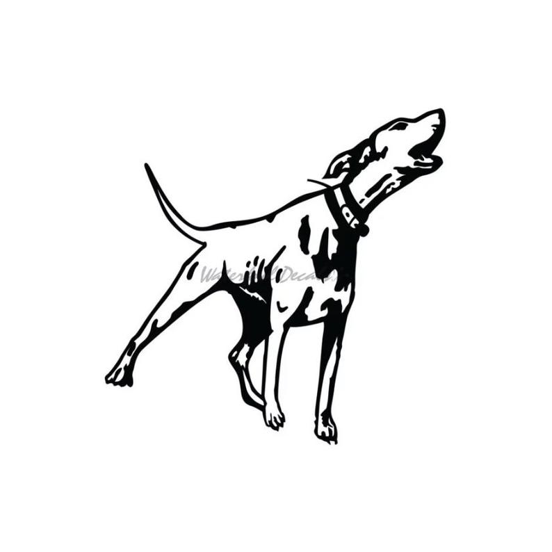 794x794 hound dog barking decal hound barking sticker etsy