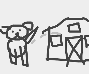 300x250 Dragon Sleeping In A Dog Bed