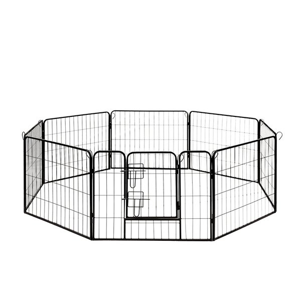 600x600 shop aleko pet playpen dog kennel pen cage fence panel