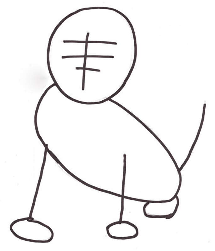 683x800 Dog Bone Drawing Jerusalem House