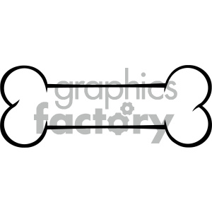 300x300 Royalty Free Rf Clipart Illustration Black And White Outlined Dog