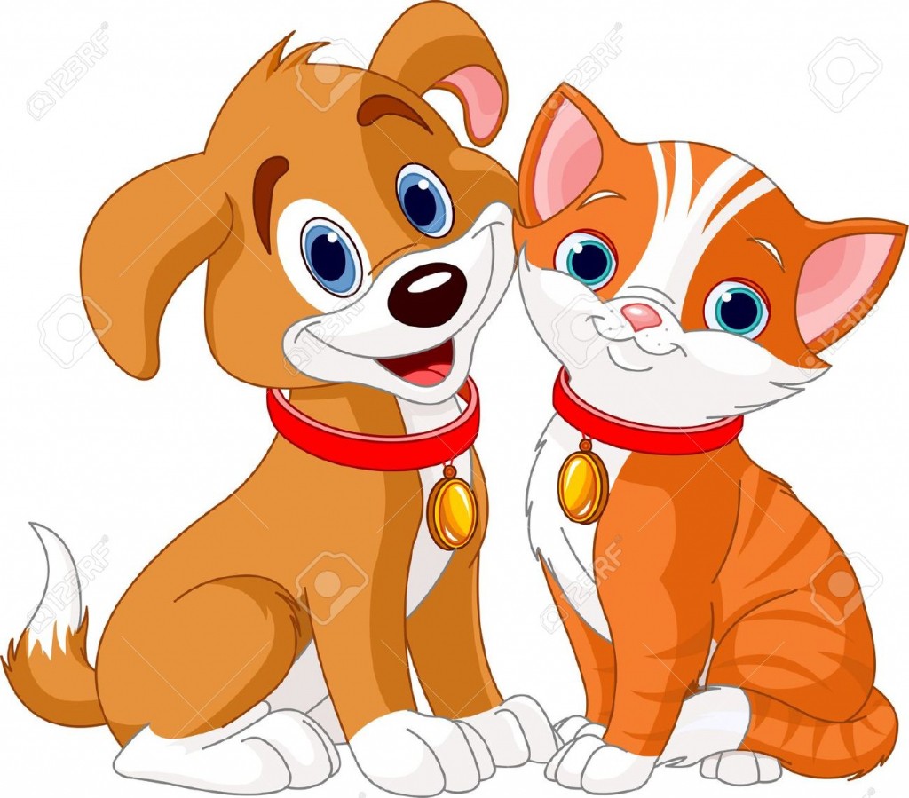 1024x899 Cats And Dogs Drawing Clipart Of Cat And Dog Clipart Free