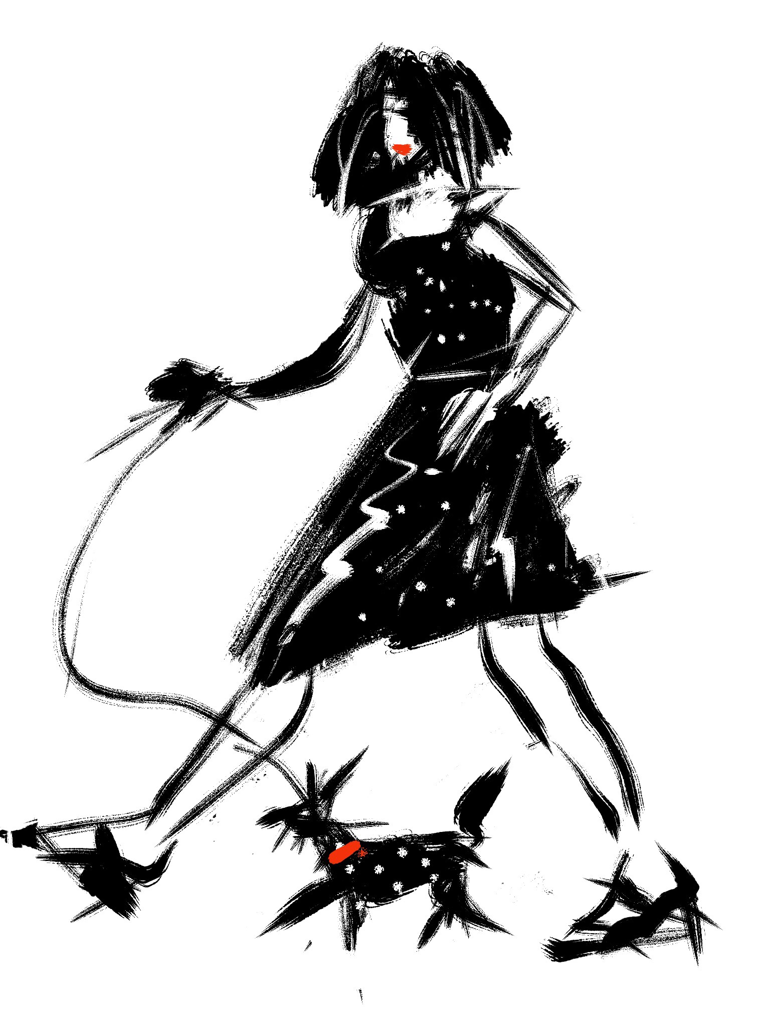 1536x2048 Pretty Girl Dog Walker Neel Muller