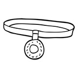 160x160 Line Drawing Cartoon Dog Collar Stock Image And Royalty Free