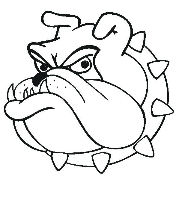 607x668 Bull Dog Drawings English Bulldog Drawing Easy