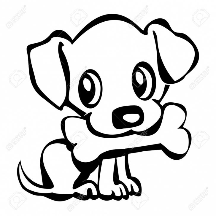 Cute Dog Drawing Easy | Free download on ClipArtMag