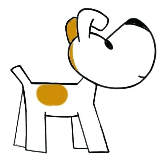 529x522 Dog Drawing Kids Cute Architecture Salary California