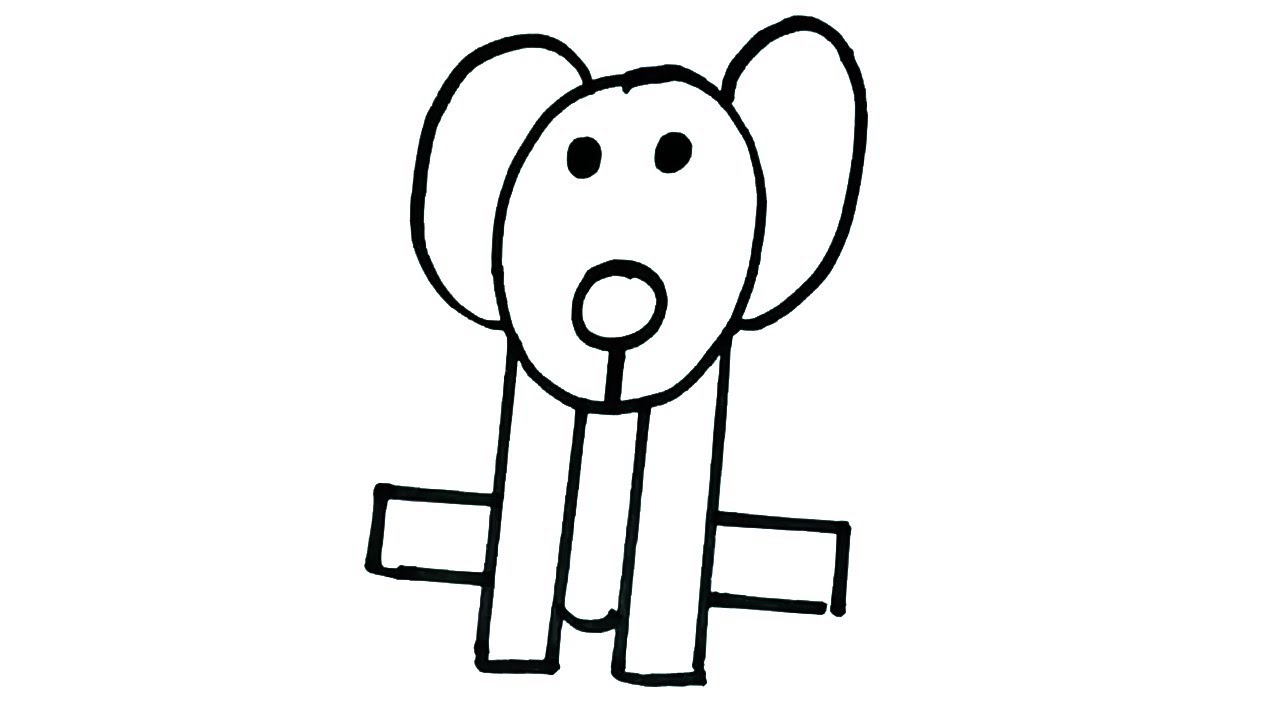 1280x720 How To Draw A Dog Easy Dog Drawing For Kids