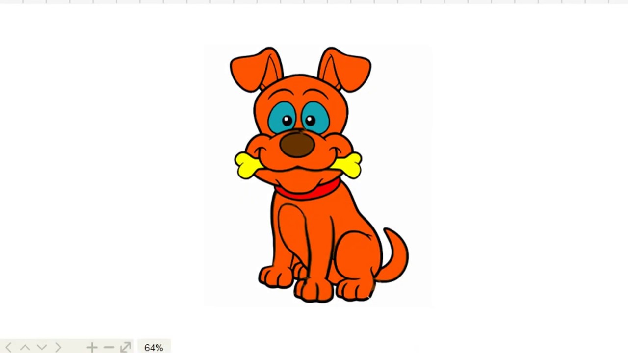 1280x720 Learn Drawing Tutorial For School Students And Kids Dog Drawing