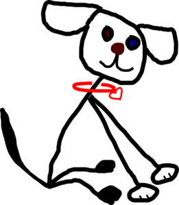 261x299 Stick Figure Kidsdog Clip Art